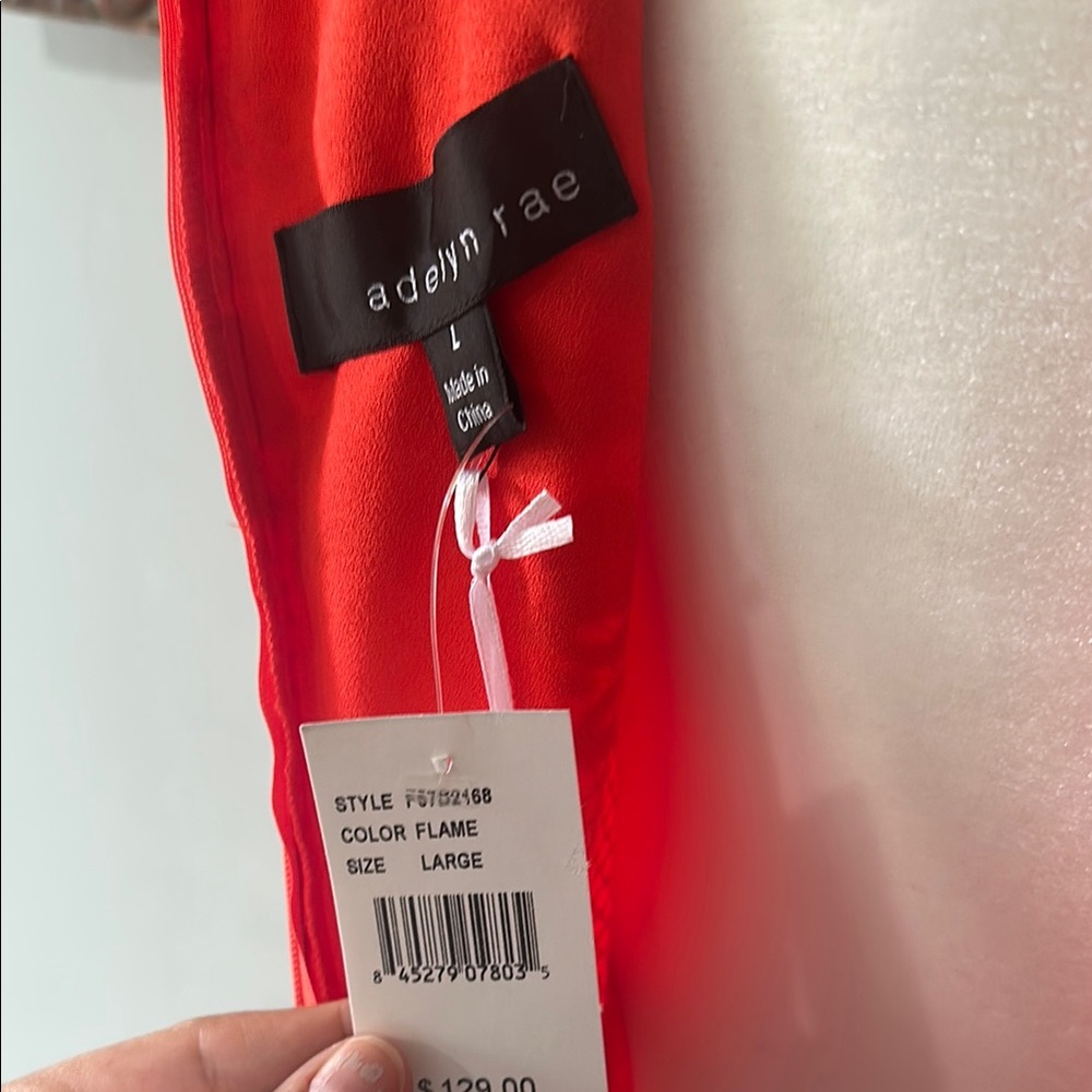 Adelyn Rae Red Halter Sheath Mini Dress - Picture 8 of 10